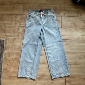 Gap Wide Leg Drawstring Jeans
